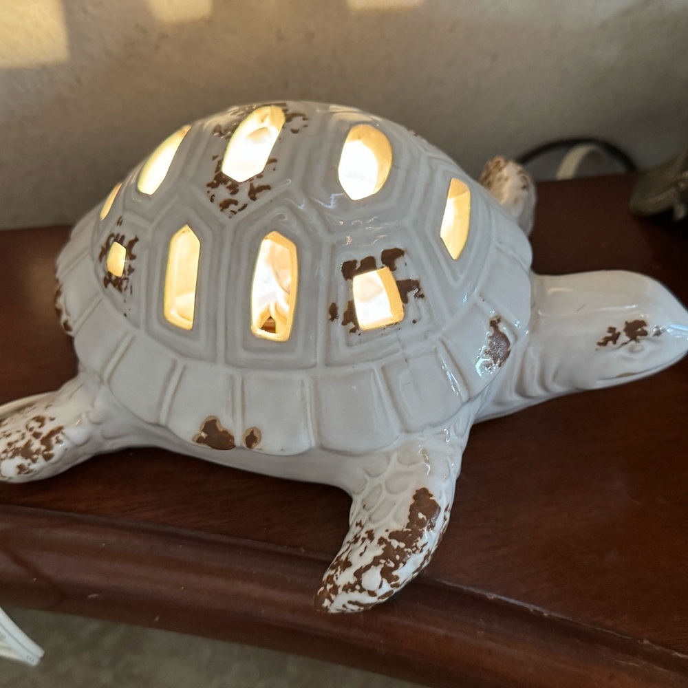 Ceramic Turtle Night Light - NO CORD